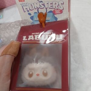 Pop Mart The Monsters Mini Market Labubu Kids Plush Toy - White/Brown